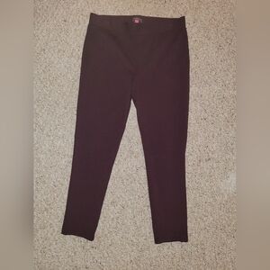 Vince Camuto Burgandy Stretch Pants